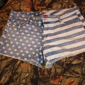 Stars and Stripes Jean Shorts